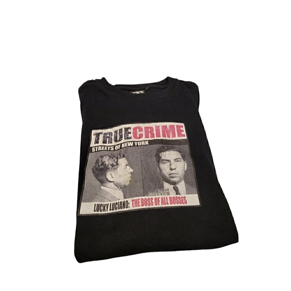 Certified Gangster Lucky Luciano True Crime 2XL T-Shirt